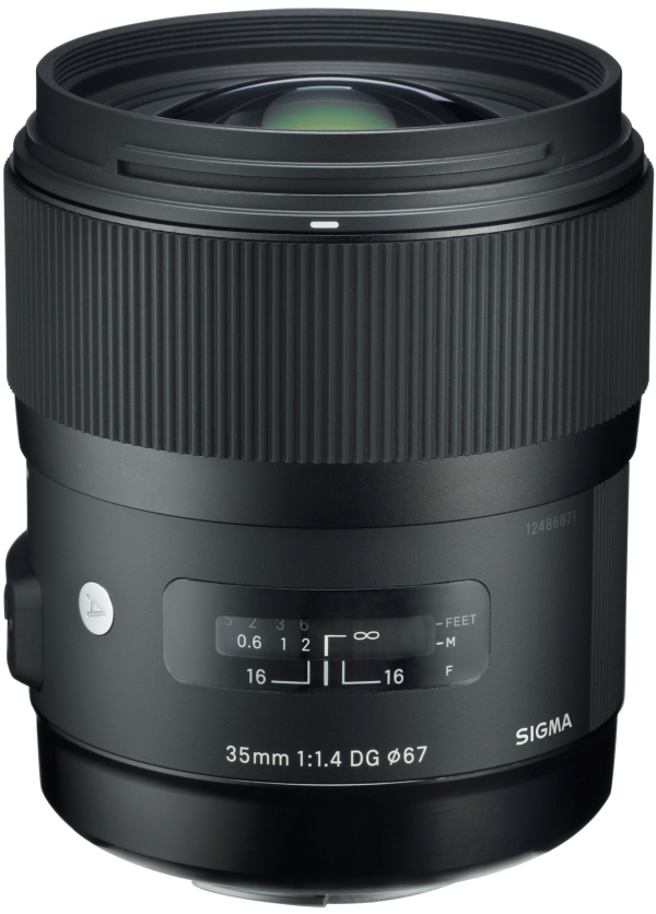Sigma 35mm F1.4 DG HSM – Nikon AF-S – 70 RON